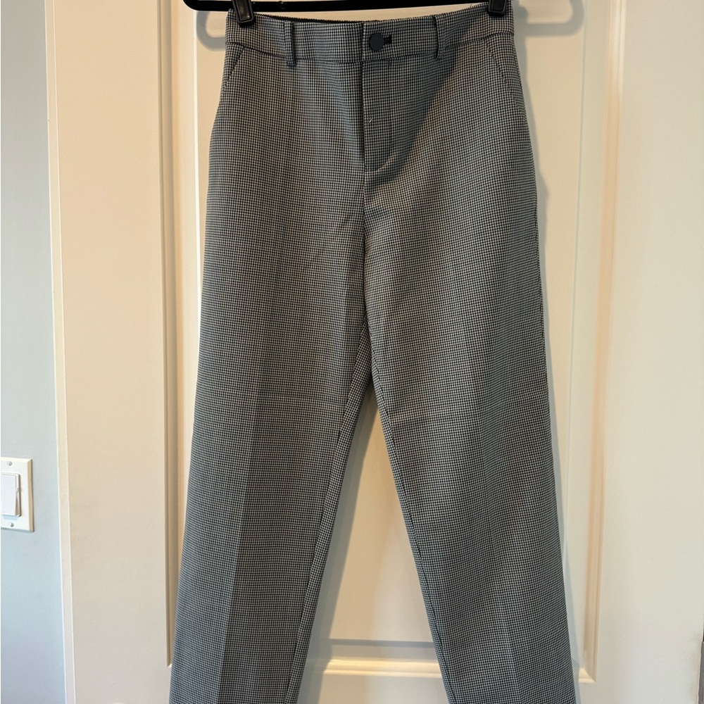 Club Monaco Classic Gray Houndstooth Wool Blend Dress Pants